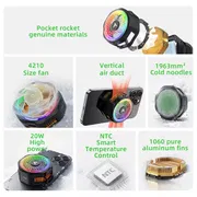 Piva B25 20w Mobile Phone Cooler Fan_img_2