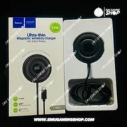 Hoco CW61 15w 1.2m Magnetic Wireless Charger With Digital Display_img_6