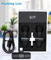 Wireless Lavalier Microphone (for USB C Android), Ponovo Dual Lapel Clip-on Mic for Phone Video Recording Live Stream Vlog YouTube TikTok(NO App/Bluetooth Needed)_img_2