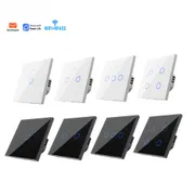 Tuya Smart Wall Switch (1–4 Gang) | App + Bluetooth + Touch + RF Remote + Regulator & Socket_img_0