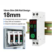 Tuya WiFi Smart Switch 63A with Display | Smart Life App Control Miniature Circuit Breaker | Timer Voice Control | DIN Rail Smart MCB_img_3