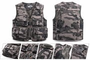 Multi Pockets Summer Mens US Tactical Hiking Fishing Vest Mens Photographer Waistcoat Mesh Cargo Sleeveless Jacket Tool Vest 6XL_img_2