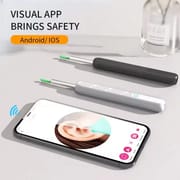 Smart Visual intelligent Ear Cleaner earpick NE series High Precision Ear Wax Removal beauty Tool with Camera LED Light Wireless Otoscope Smart Ear Cleaning Kit_img_7
