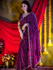 শাড়ি,রেডিমেড ব্লাউজ সহ_img_4