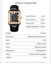 Chenxi Tank Watch (Rosegold-Black)_img_1
