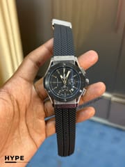 Hublot Big Bang Rubber belt (Silver-Black)_img_0