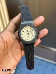 Hublot Big Bang Rubber belt (Black-White)_img_0
