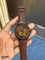 Fossil Transperent Automatic (Brown-Black)_img_0