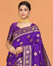 Japani Silk Sharee with Blouse Piece_img_1