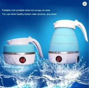Foldable and Portable Teapot Water Heater 600ML Household Travel Electric Water Kettle 220V Kitchen Appliances Water Boiling Pot inva gadget_img_1