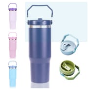 New Stainless Steel Thermos Cup Outdoor Sports Kettle American Big Mouth Portable Kettle Camping Children's Insulation Cup Inva gadget_img_2
