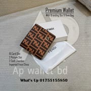 Premium Fendi Brown Sort Wallet With Box & Dust Bag_img_0