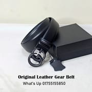 Gucci Premium Original Leather Gear Buckle Belt With Box_img_3
