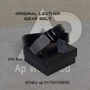 Premium Genuine Leather Gucci Auto Gear Belt With Box_img_2