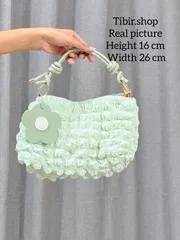 Beach Flowers nylon fabric bag_img_11