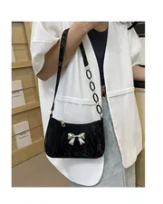 Butterfly valvet shoulder bag_img_5