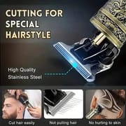 T9 Electric Hair Trimmer/Accessories | USB Professional Shaver | Omm Bald Fade Cutting Machine Portable for Men Home Haircut_img_4