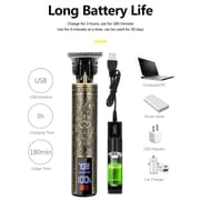 T9 Electric Hair Trimmer/Accessories | USB Professional Shaver | Omm Bald Fade Cutting Machine Portable for Men Home Haircut_img_5