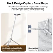 Ulanzi TT88 Mode MagSafe 4-in-1 Extendable Magnetic Overhead Selfie Stick Tripod_img_4