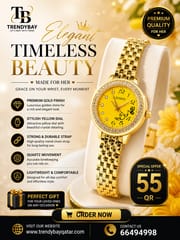 Elegant Ladies Golden Watch – Premium Design_img_0