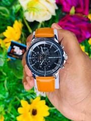 Premium Chronograph Style Leather Watch_img_1