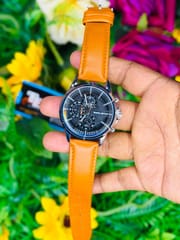 Premium Chronograph Style Leather Watch_img_3