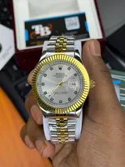 Luxury Two-Tone Stainless Steel Men’s Watch_img_1