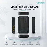 MARSRIVA ET1 8000mAh Smart Mini DC UPS for Router with USB Output | Price in BD_img_0