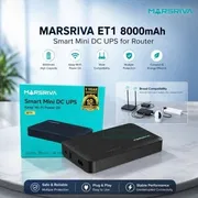 MARSRIVA ET1 8000mAh Smart Mini DC UPS for Router with USB Output | Price in BD_img_2