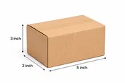 Packaging Meterial - 10 Pcs Die Cut Carton Small Mini Box Size: 5" × 3" × 3" inch_img_1