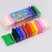 12 pcs Colors Air Dry Clay - Clay Set of 12 Colours Colors for Kids, Air Dry Clay for Kids DIY Ultra-Light Modelling Bouncing Clay with Tools for Kids 12 Different Color Clay_img_2