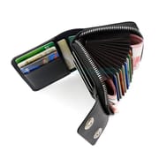 Credit & Debit Card Holder Leather Wallet for Men & Women – RFID Blocking Multi-Card & Visiting Card Holder Brown, Coffee, Black | Price in BD_img_1