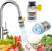 6 Layer Faucet Water Purifier Nozzle – Coconut Charcoal Kitchen Tap Filter for Clean Drinking Water | Price in BD_img_0