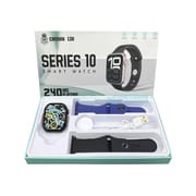Crown L30 Series 10 Smart Watch – Bluetooth Calling | 1.8" HD Touch Display | Wireless Charging | Fitness Tracker | 2 Straps_img_0