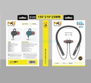 MKB V05 Pro Magnetic ENC Wireless Neckband with 45H Battery & TF Card | Price in BD_img_2