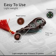 Premium Digital Tasbeeh Tasbih Counter with Compass & LED Light – Smart Finger Zikr Counter | Price in BD_img_2