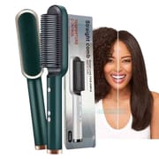 2 in 1 Professional Hair Straightener Comb | Fast Heating PTC Electric Styling Brush | Beard & Hair Straightening Comb Price in BD_img_0