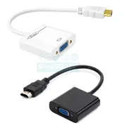 HDMI Male to VGA Female Adapter Video Cable Converter Black White_img_0