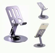 Metal Mobile Stand 360 Degree Rotating Mobile Phone Holder Stand for Desk 8001_img_0