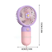 Mini USB Fan Portable Fan and USB Charging Small Hand Fan Cute Handheld Cooling Rechargeable Long Battery Pocket Phone_img_3