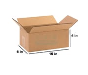 Packaging Meterial - 10 Pcs Die Cut Carton Small Mini Box Size: 10" × 6" × 4" inch Carton Box 10 × 6 × 4 inch_img_1