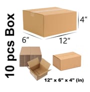 Packaging Material - 10 Pcs Die Cut Carton Small Mini Box Size: 12" × 6" × 4" inch Carton Box 12 × 6 × 4 inch_img_0