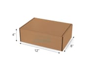 Packaging Material - 10 Pcs Die Cut Carton Small Mini Box Size: 12" × 8" × 4" inch Carton Box 12 × 8 × 4 inch_img_1