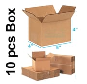 Packaging Material - 10 Pcs Die Cut Carton Small Mini Box Size: 6" × 4" × 4" inch Carton Box 6 × 4 × 4 inch_img_0