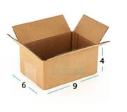 Packaging Material - 10 Pcs Die Cut Carton Small Mini Box Size: 9" × 6" × 4" inch Carton Box 9 × 6 × 4 inch_img_1
