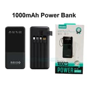 Reeoo 10000mAh Power Bank (With 4 Cable ) RP-30_img_0