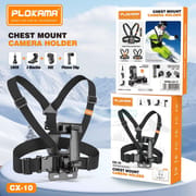 PLOKAMA CX10 Chest Strap Phone Mount – 360° Adjustable Vlogging Harness for Smartphone & Action Camera | Price in BD_img_2
