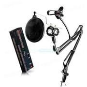 Remax CK100 Mobile Recording Studio Set Microphone Stand for Mobile Phone_img_0