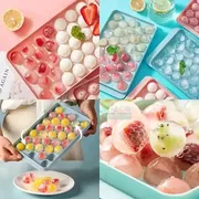 Ice Ball Tray with Lid 33 Grid Round Ice Cube Maker Cute Ice Mold | Price in BD_img_3