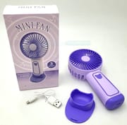 Mini Portable Fan with Phone Stand & Spray – USB Rechargeable, 3 Speed, 5V | Model TX265 | Price in BD_img_4